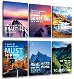 Motivational Wall Art Decoration Painting, landscape Canvas Wall Art，Office Wall Art，Suitable for