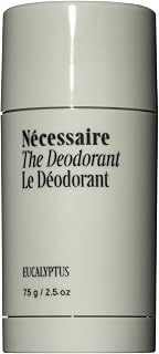 Nécessaire The Deodorant Eucalyptus | Natural Aluminum Free Deodorant For Women & Men. Extra Strength Treatment with Mandelic Acid. Free of Baking Soda, Ozokerite & Parabens (75 g/2.5 oz)
