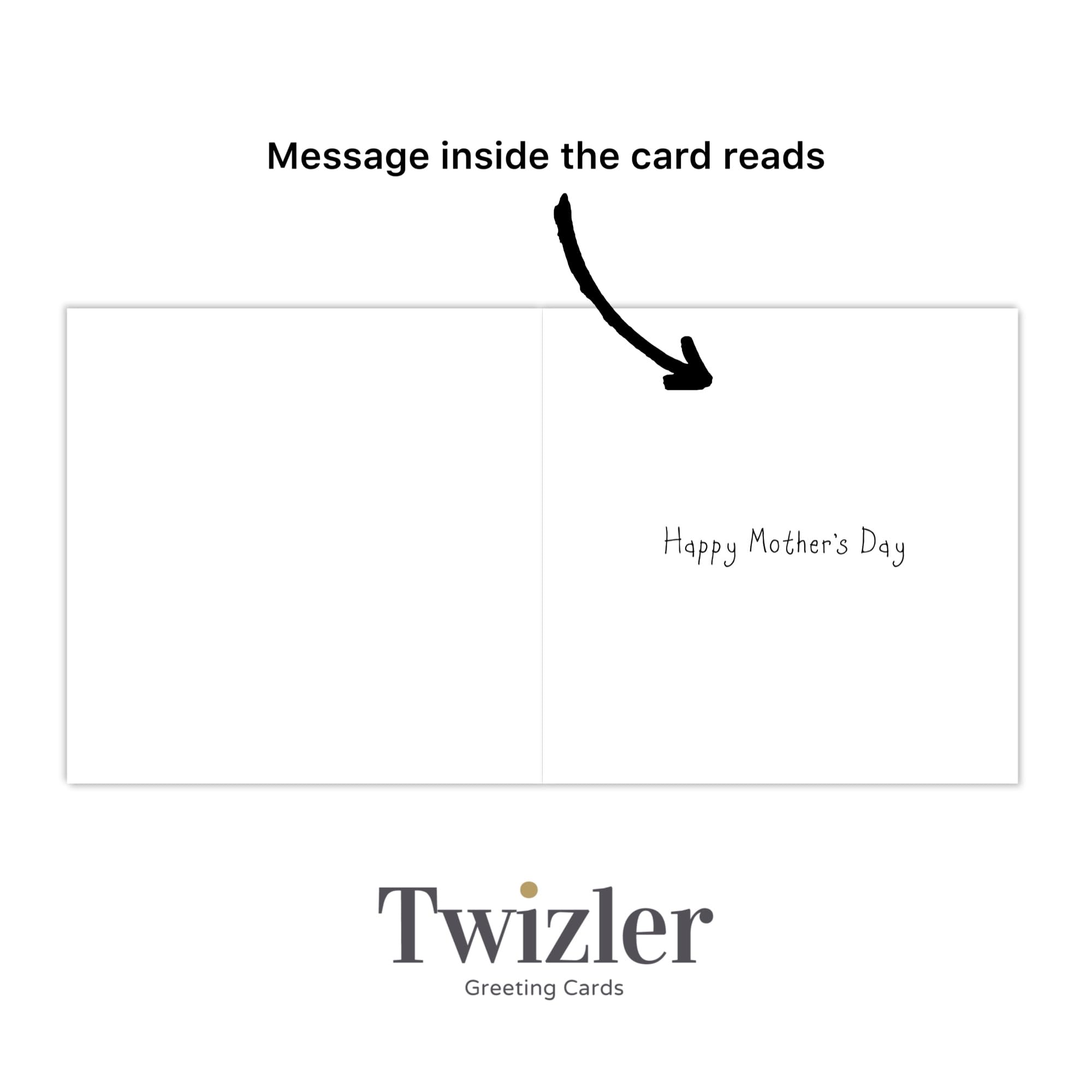 Twizler Muttertagskarte Mit Igeln – Süße Karte Für Mama, Inkl. Umschlag, Made In UK