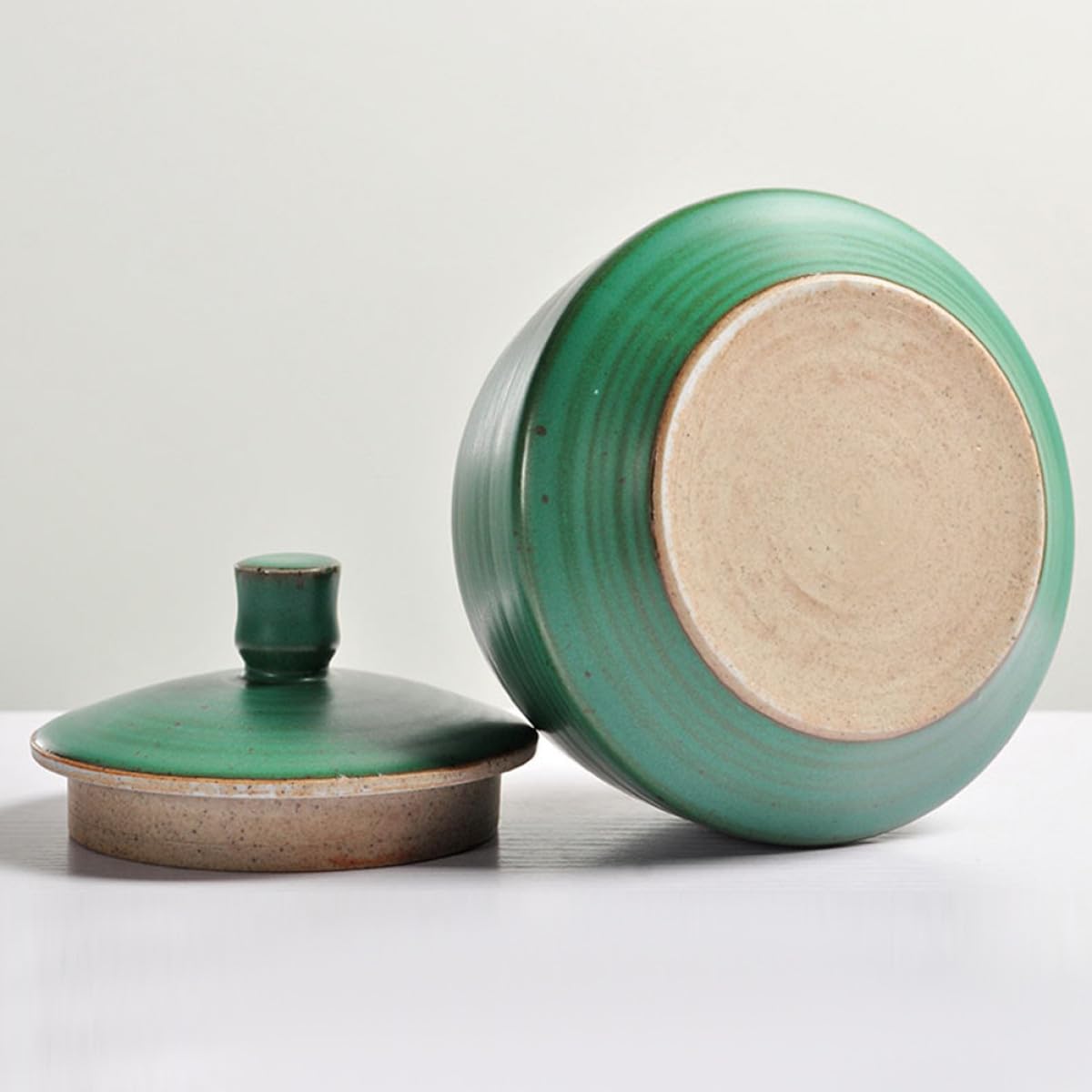 CANIGHT Tarro para Almacenamiento Multifuncional Vintage de Cerámica Sello Hermético Diseño Clásico Único, Adecuado para Oficina y Hogar