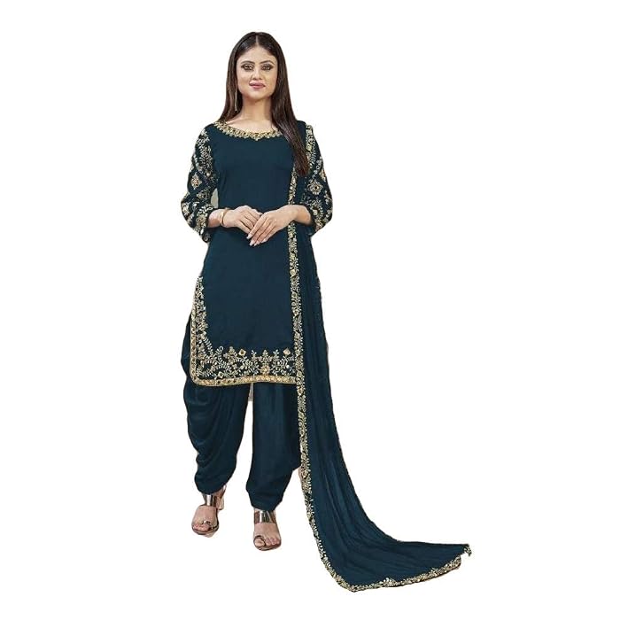 Nimbark Indian Pakistani Party Wear Salwar Kameez S Produktbild-Vorschau 3