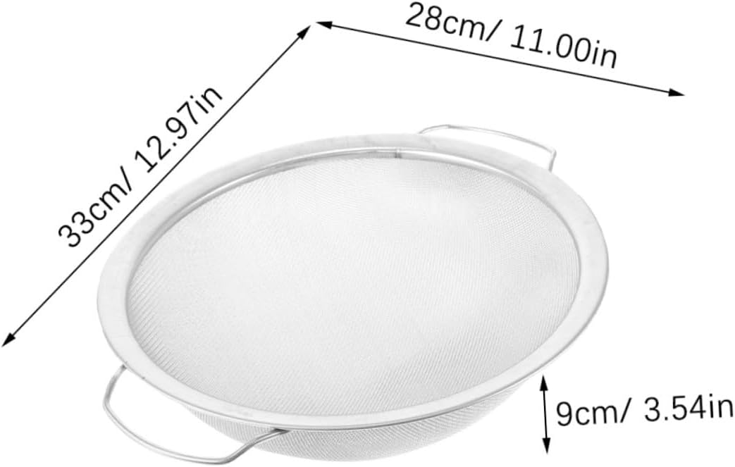 Stainless Steel Fine Mesh Paint Strainer Reusable Filter Screen for Gallon Buckets, Industrial and Automotive Spray Gun Paint Accessories, Sturdy Coating Impurity Filter
