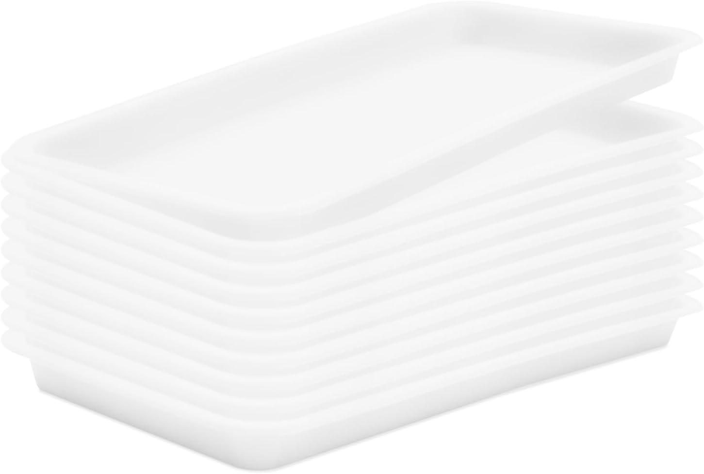 Nsmykhg Plant Drip Trays,10 Pack Plant Saucer Tray Flower Pot Drip Trays,Large