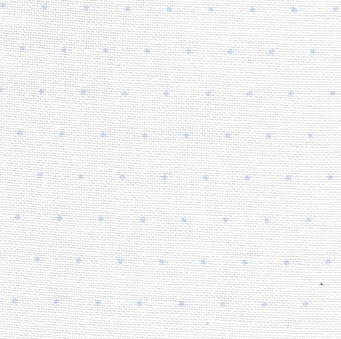 Image of Wizardi Cashel Mini Dots 28 Count White with Gray Mini Dots 3281 /1129. Needlework Canvas, Cross-Stitch Fabric, Embroidery Cloth, Needlepoint Canvas. 100% Linen. Precut Zweigart