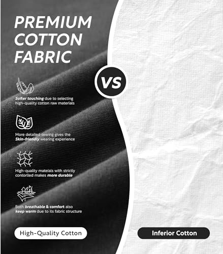 DAVID ARCHY Men's Pajama Pants Cotton Comfy Sleep Bottoms, Lightweight Lounge Pants with Pockets Soft Sleepwear PJs, 2 Pack2