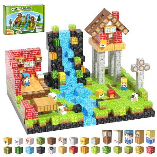 Fitrobust 150-Piece Magnetic Building Blocks (0.63 in)
