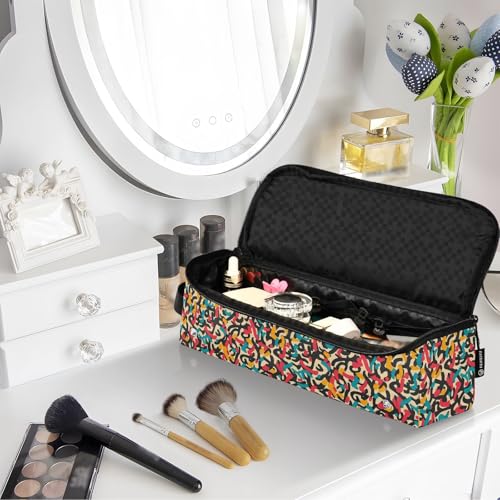 Bolsa de viaje moderna para herramientas de cabello con protector resistente al calor para planchas y rizadores, organizador portátil para accesorios de cuidado capilar miniatura 7