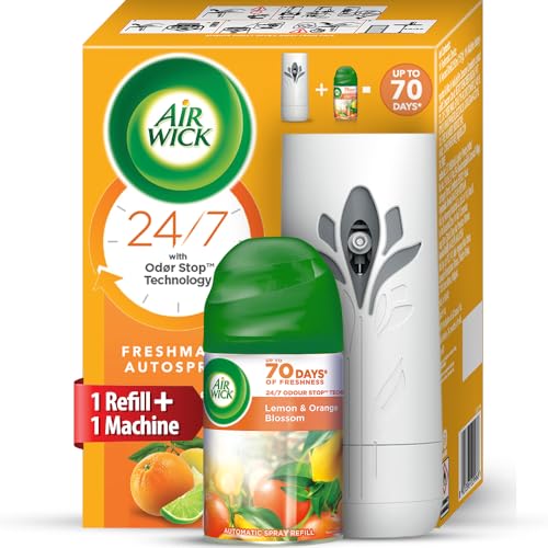 Air Wick 250 ml - Lemon & Orange Blossom, Refill + Automatic Spra...