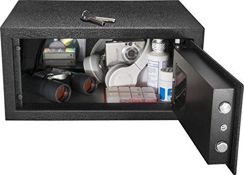 BARSKA AX12476 Quick Access Keypad Biometric Fingerprint Security Safe Box 0.46 Cubic Ft - Thumbnail 5