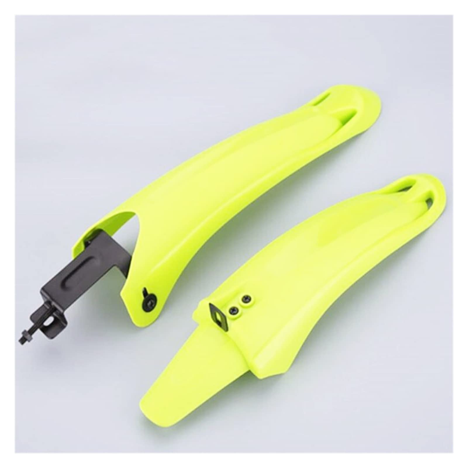 1 par de guardabarros de bicicleta Kits de guardabarros de bicicleta de montaña Guardabarros Alas de guardabarros de bicicleta para guardabarros delanteros/traseros de bicicleta (color: verde, tama