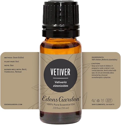 Miniatura 8 de Aceite Esencial Vetiver 100% puro de calidad terapéutica de Edens Garden, 1