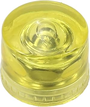 Utoolmart 0.98 inch Diameter Mallet Hammer Replacement Rubber Plastic Striking Head Tip Yellow 1pcs
