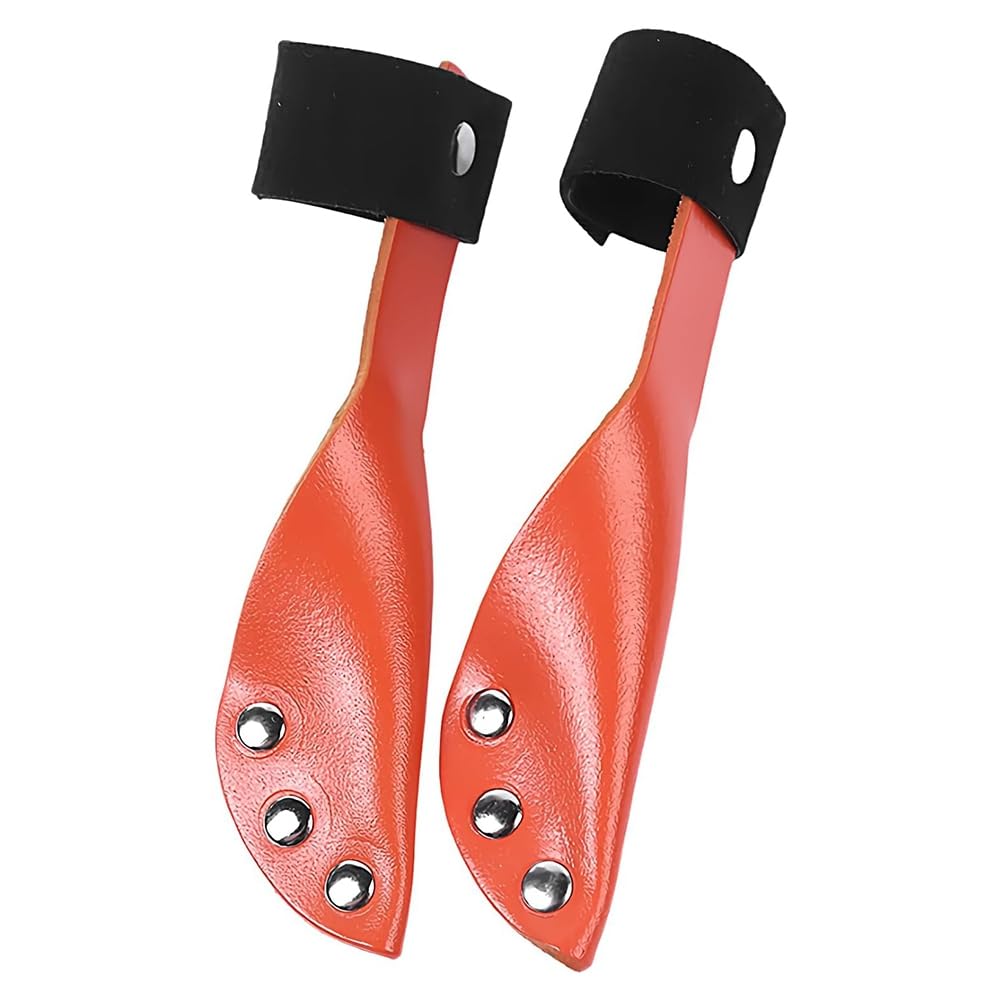 Jnchdghwa As Shown Pu Leather Arborist Tree Climbing Spikes-Covers-Universal Fit, Enhanced Safety Feature Design