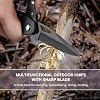 FUNBRO Multitool Carabiner with Pocket Knife, Stocking Stuffers Gifts for Men, EDC Carabiners with Folding Knives, Bottle Opener, Window Breaker and Screwdriver, Survival Gear for Camping Hiking #2