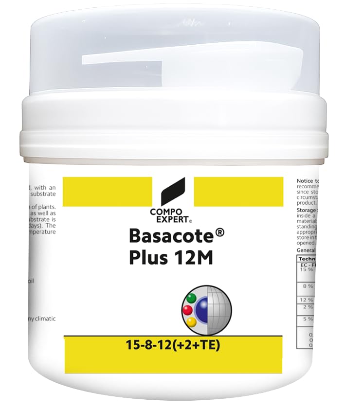 Compo Expert Basacote Plus 12M NPK Fertilizer |Controlled Release |12-Month  Depot Fertilization|Ideal for Potting Soil, Ornamentals, Forestry  Plants|Best Upgrade from High K 6M and Plus 6M | 250g : Amazon.in: Garden &