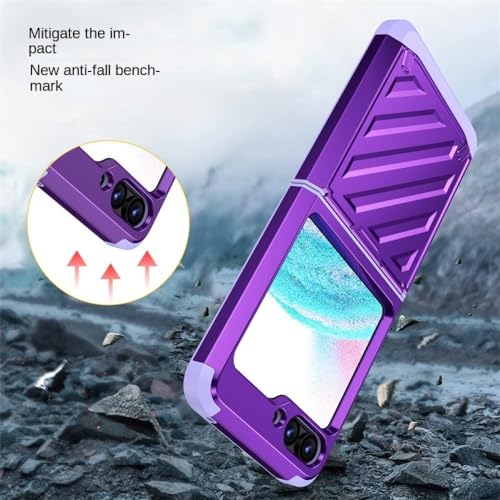 Coque Samsung Galaxy Z Flip 5 ENILSA bleue rigide blindée - 6