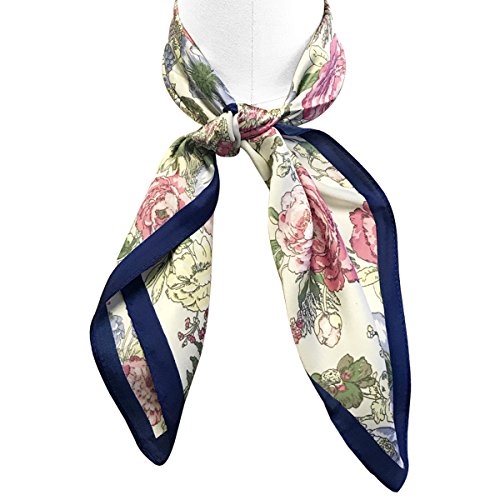 Wrapables® Silk Blend Neckerchief 24 x 24 Inch Square Scarf3