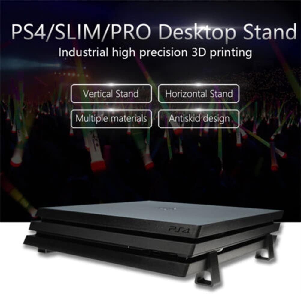Compatible with PS4/PS4 SLIM/PS4 PRO Guest Table Stand Game Machine Cooling Legs Console Horizontal Stand (PS4(Old Model))