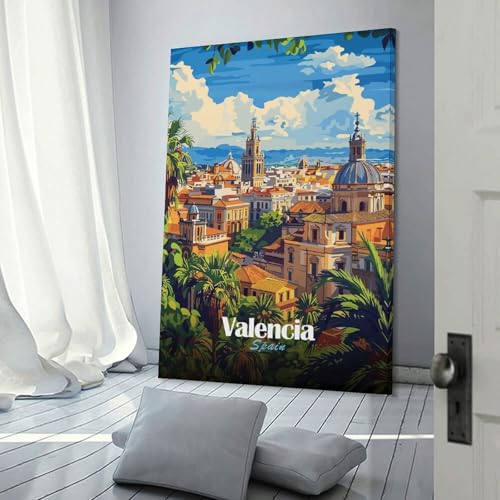 Peinture à l'huile Valence pour sublimer un grand mur vide