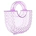 ibasenice Clear Plastic Purse Bag Kids Handbag Lovely Girls Wallet Mini Shoulder Bag Crossbody Bag for Kids Toddlers Gifts Princess Dress Up Costume Supplies Violet