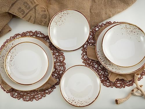 Set de 12 assiettes CreaTable 14779 r&eacute;sistantes pour vaisselle durable - 7
