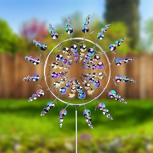 Shiawase Einzigartige und Magische Metall Windmühle, 3D...