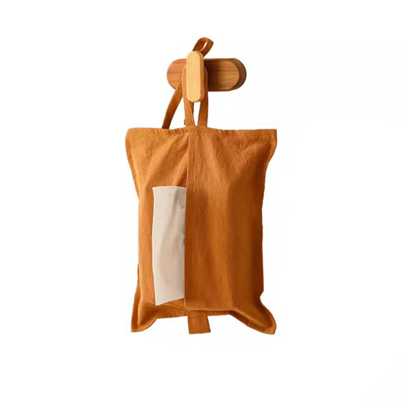 Fabric Tissue Dispenser Hanging Bag Perfect for Kitchen Counter Decoration Multi Functional Tissue Bag