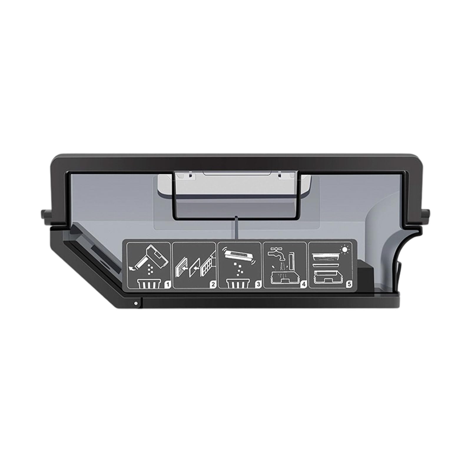 hogtnd Robot Cleaner Replacement Part for Vacuum Cleaner Accessories Dust Box Replacement Sweeper Dust Container Vacuum Cleaner Accessories