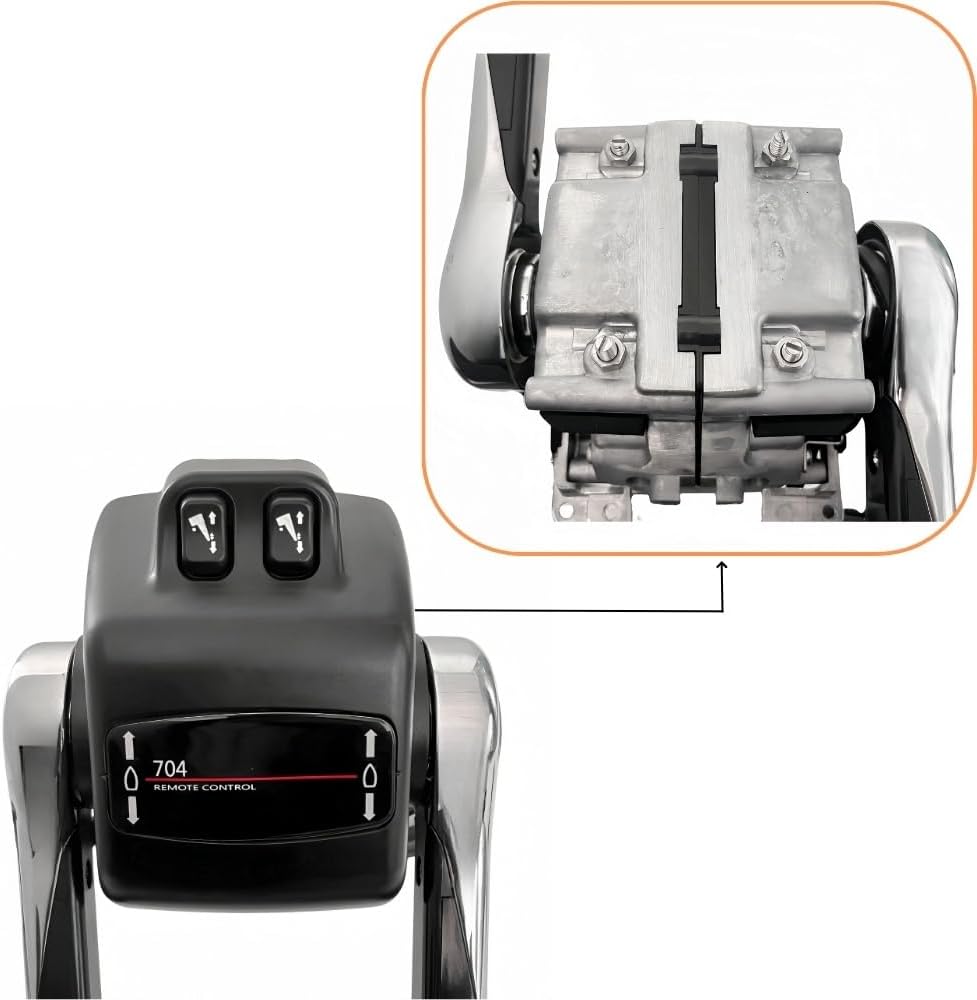 704 Dual Binnacle Remote Control Box 704-48207-221 Console Top Mount For Yamaha Outboard Engine Push To Open