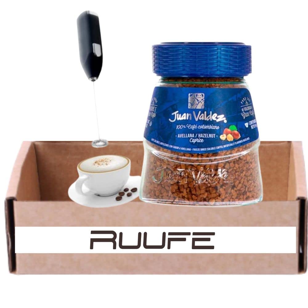 Buy Juan Valdez Coffee and Coffee Blender (Pck of 2) Hazelnut Flavor Instant Coffee Freezed