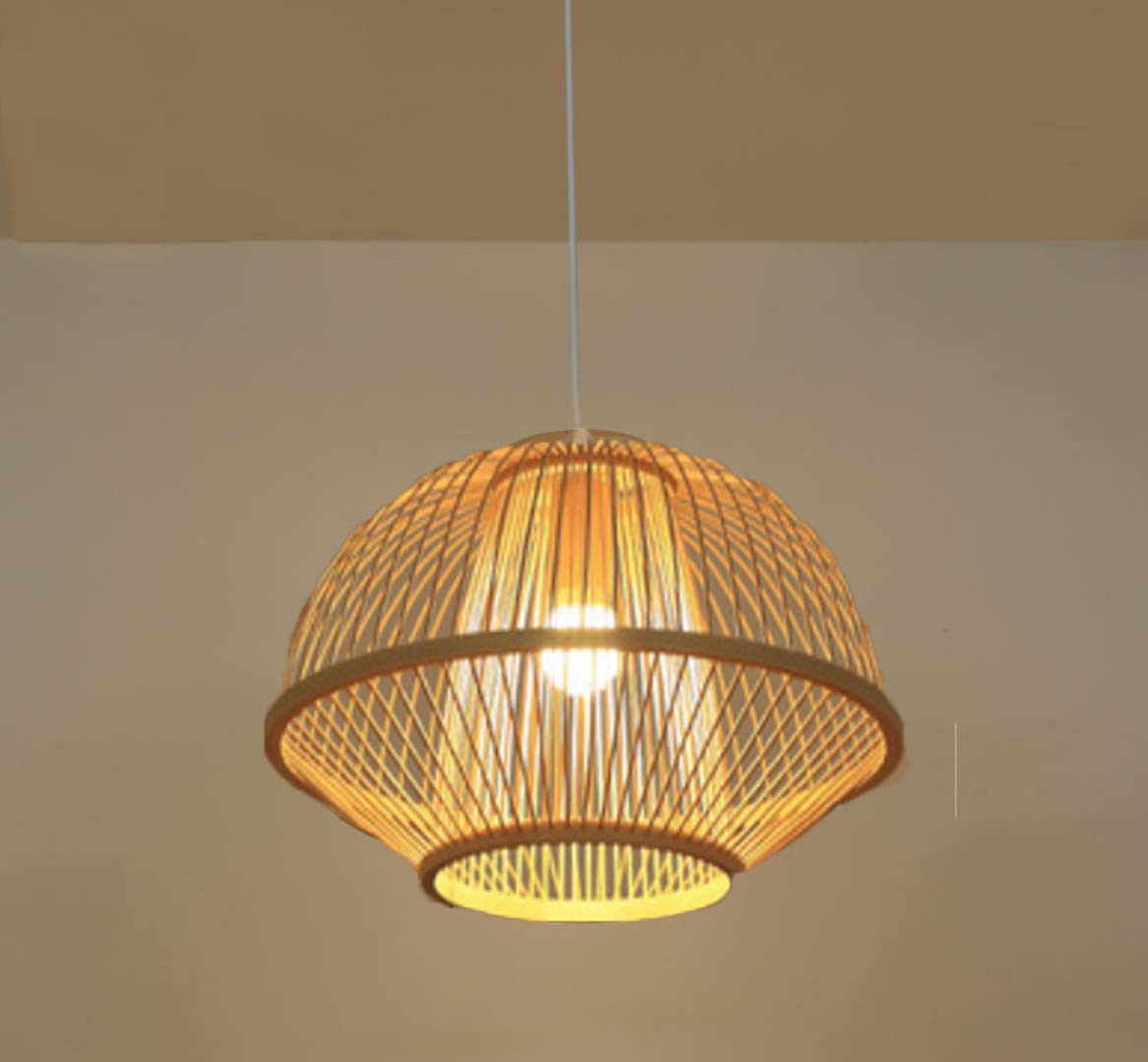 Buy Modern Plugin Pendant Colourful Lattice Wicker Rattan Globe Ball