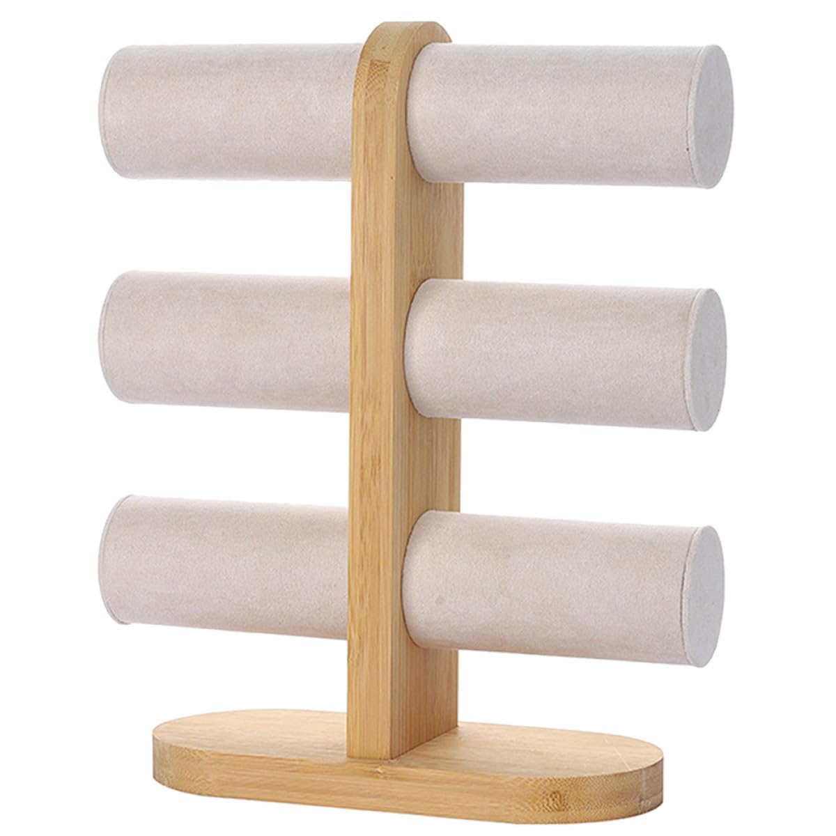 Organizador de Joyas Adecuado para Almacenar y Exhibir Accesorios de 3 Niveles de Soporte para Relojes para Pulseras y Anillos en Escritorio