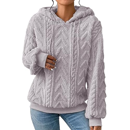 Pull chaud en peluche pour femme idéal pour les soirées d'hiver à la maison