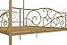 DHP Canopy Sturdy Bed Frame, Metal, Full, Gold
