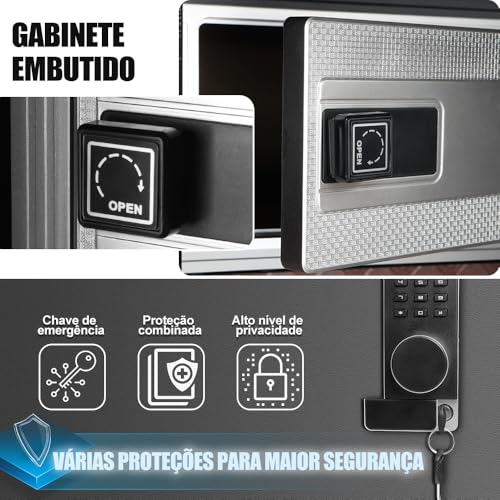 Cofre, Cofre Eletronico Digital, Cofre Digital, Cofre Eletronico, Cofre Eletrônico Digital Senha Ou