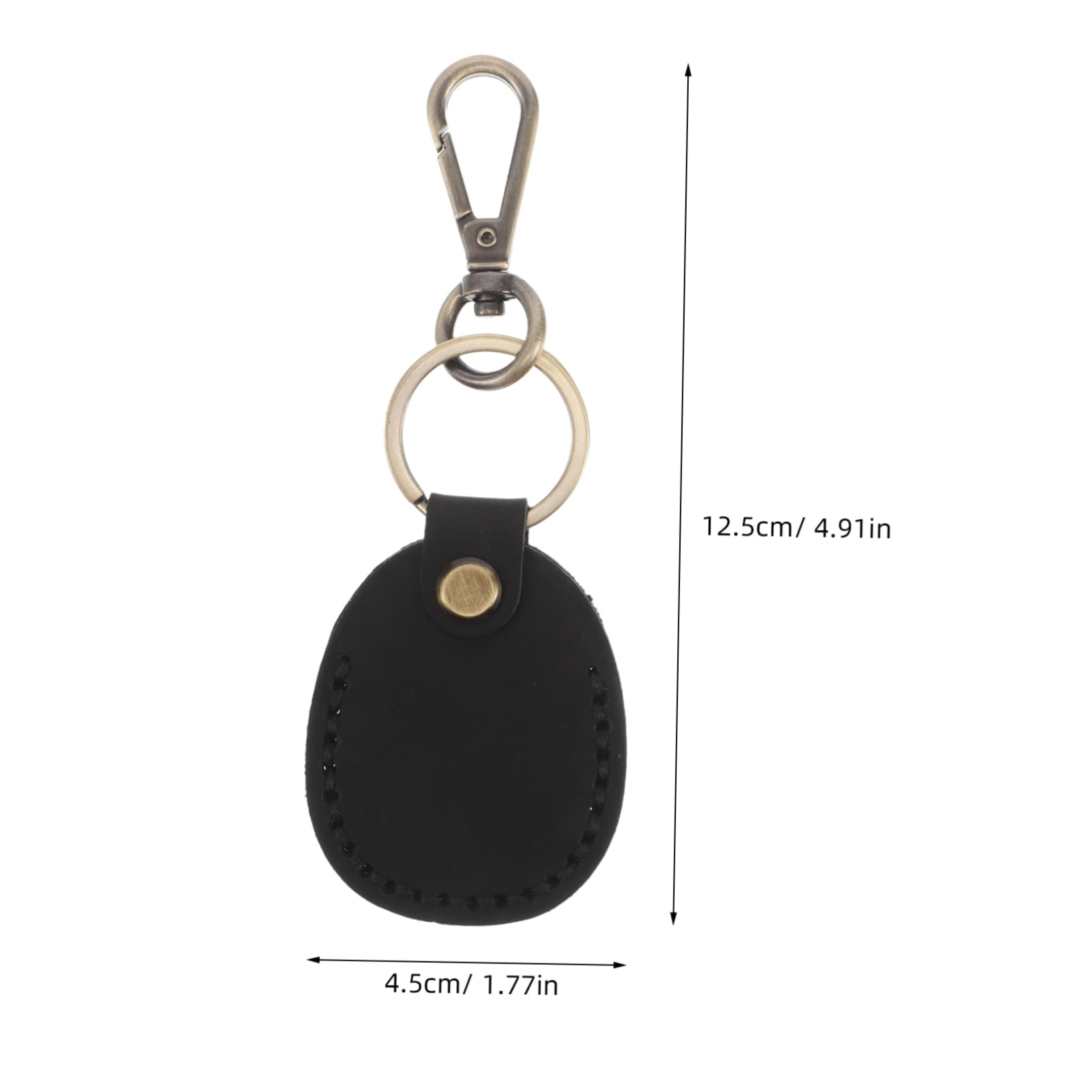 ifundom 2pcs Vintage Suede Card Holder Key Cover Pu Material for Residential Access