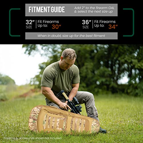 Huntsen 32Inch 36Inch Short Barrel Rifle Case Soft Tactical Rifle Backpack Tactical Padded Range Bag Perfect For Hunting And Shooting #TOP1