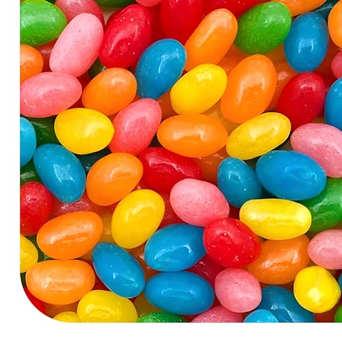 Jelly Beans, Chewy Candy, Assorted Fruit Flavors - 5 Lb Pack