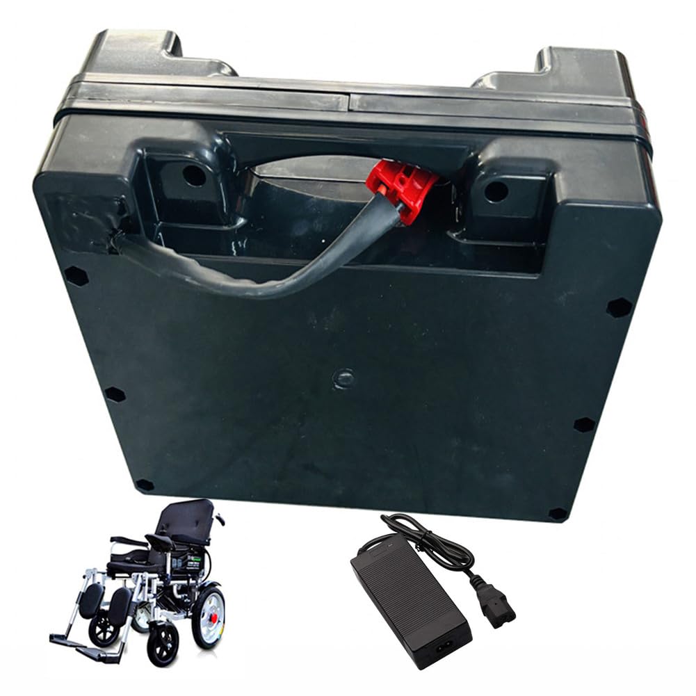 Batería para Silla de Ruedas eléctrica de 24 V, LiFePO4, 12 Ah, 15 Ah, 20 Ah, 30 Ah, 45 Ah y 50 Ah, para Motor de 0 a 1200 W con Cargador.