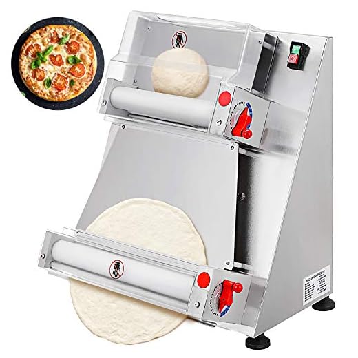 VEVOR Commercial Dough Roller Sheeter 15.7inch Electric Pizza Dough Roller Machine 370W Automatically Suitable for Noodle Pizza Bread and Pasta Maker Equipment
