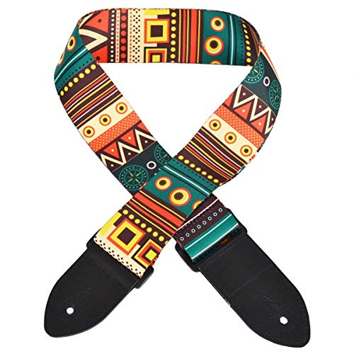 Sangle de guitare, support de ceinture de guitare avec des extrémités en cuir pour Jacquard de guitare électrique… - Les Beatles, Paul McCartney, John Lennon, RIngo Starr, George Harrison Sangle de guitare, support de ceinture de guitare avec des extrémités en cuir pour Jacquard de guitare électrique… – Image 5