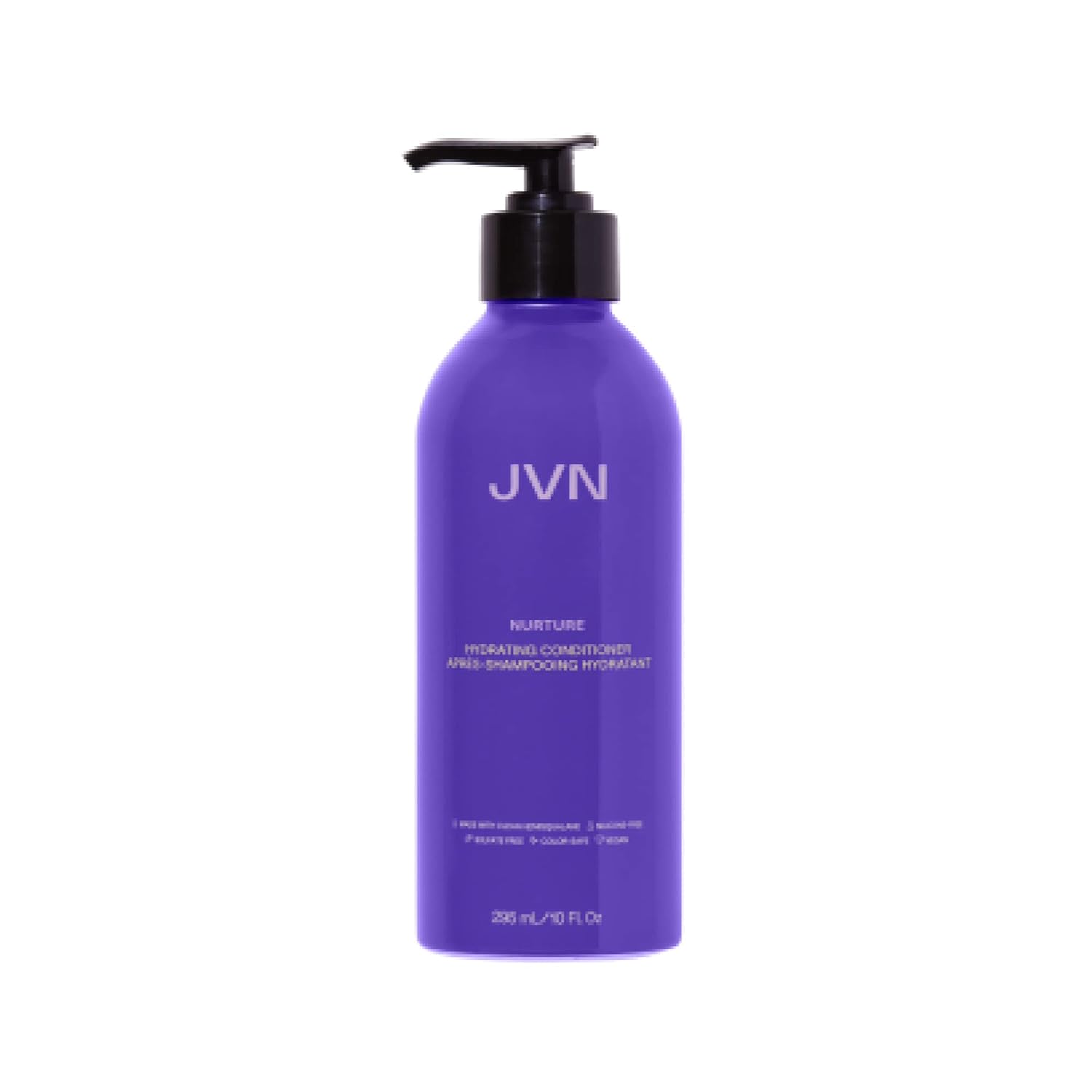 JVN Nurture Hydrating Conditioner, Moisturizing Conditioner for All Hair Types, Detangles & Softens Hair, Made with Clean Hemisqualane (10 Fl Oz)