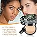 Ursoulney Mushroom Head Air Cushion CC Cream - Tattoo Cover up BB Cream Foundation Makeup Moisturizing Concealer Long-Lasting, Cushion Foundation Full Coverage Self Adjusting (Ivory)