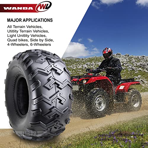 2 Wanda Atv/Utv Tires 25X12-9 305/65-9 /6Pr P306 John Deer Gator #TOP5