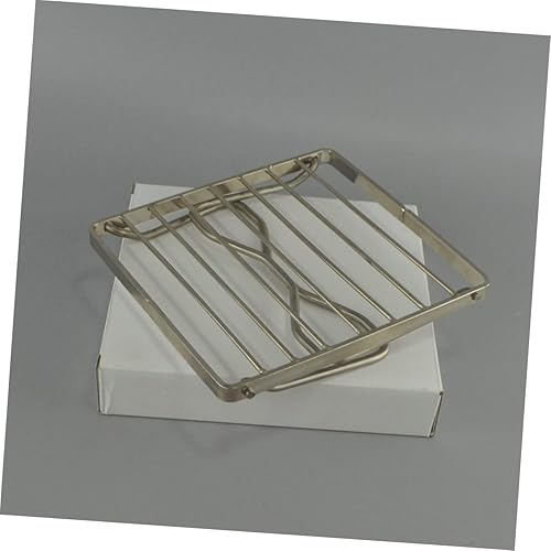 Miniatura 2 de Kisangel Parrilla de camping portátil, herramientas para parrilla al aire libre, parrilla de carbón portátil sobre campo de fuego, parrilla plegable