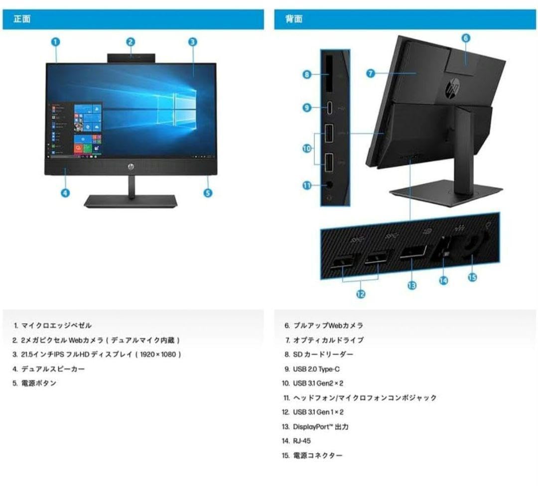 Amazon.co.jp: 【整備済み品】 高性能 多機能 狭額縁ベゼル液晶一体型