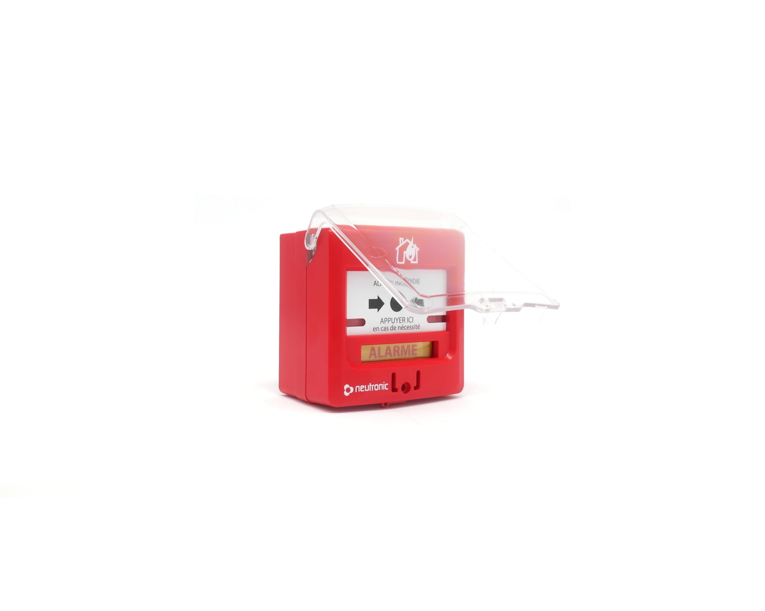 Déclencheur Manuel avec Capot 5710R1C Neutronic, Boitier de Commande, Sécurité Incendie, IP40