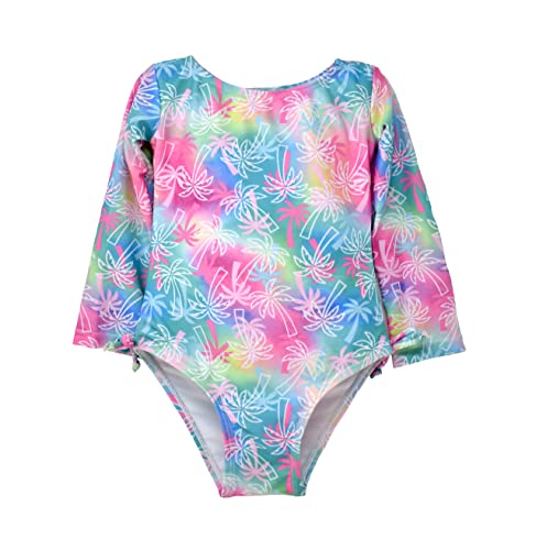 Baby Girl's UPF 50+ Charlie L/S Rash Guard Swimsuit