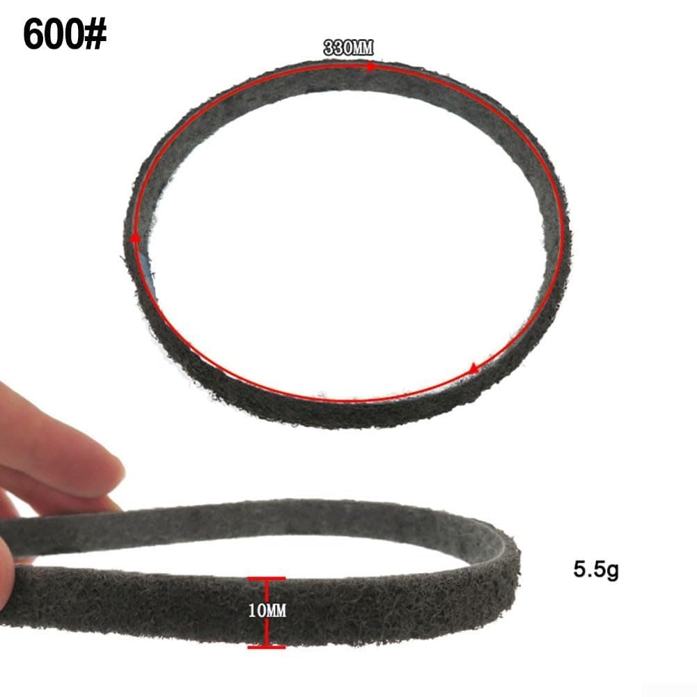 Polierband mit hoher Zugfestigkeit, Haltbarkeit für schwere Anwendungen (320 Mesh (600 Mesh (grau))