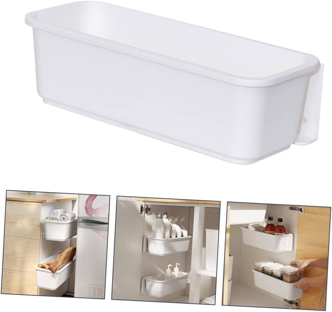 Pp Material Wall-mounted Cabinet Drawer Kitchen Storage Box Retractable Box Organize Your Kitchen